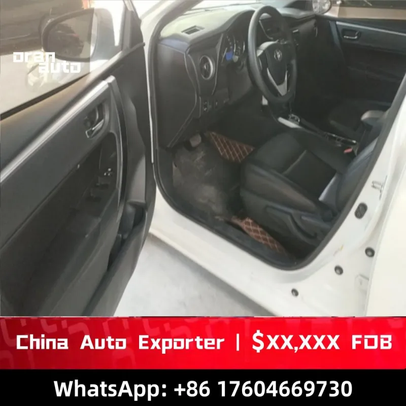 Toyota Corolla dashboard and center console