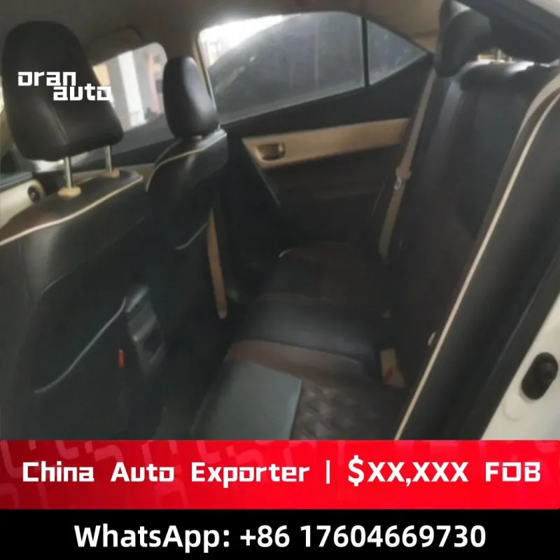 Comfortable rear seating inside compact sedan