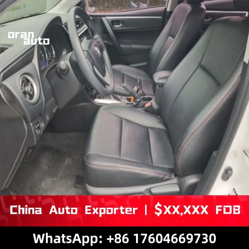 Clean cabin layout with automatic transmission