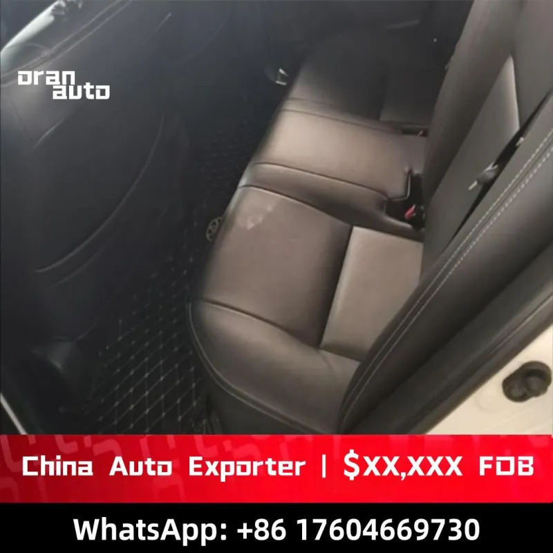 Sedan dashboard and center console layout