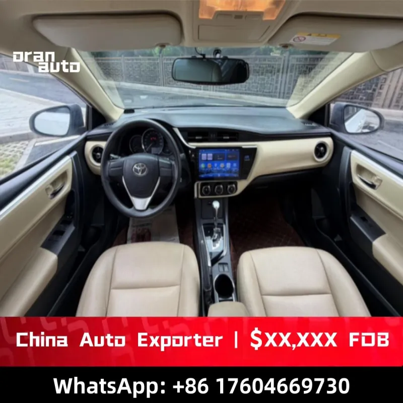 Toyota Corolla GL interior dashboard view