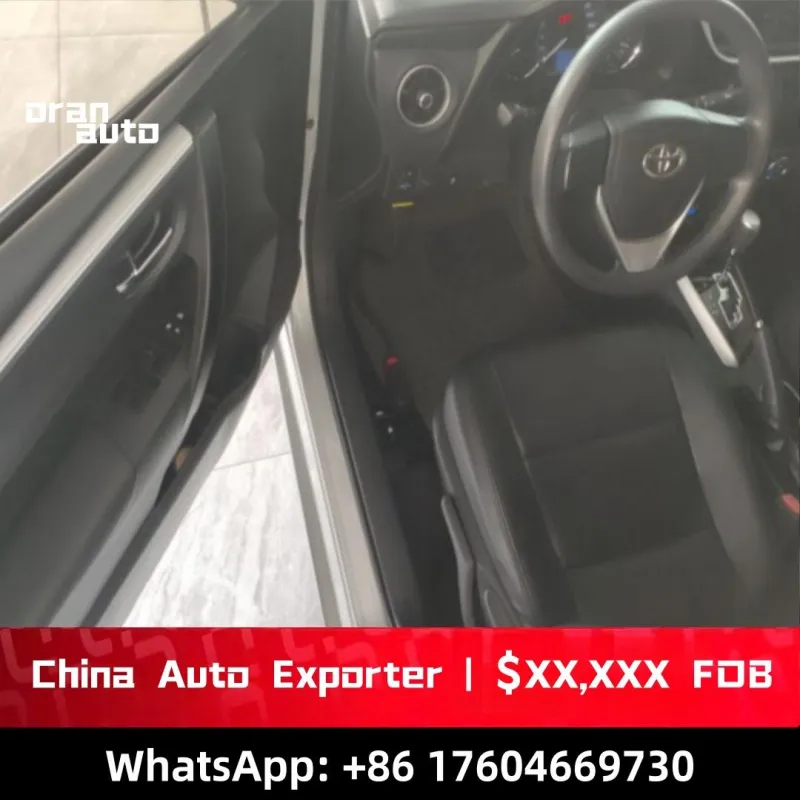 Rear seats and cabin space of Corolla