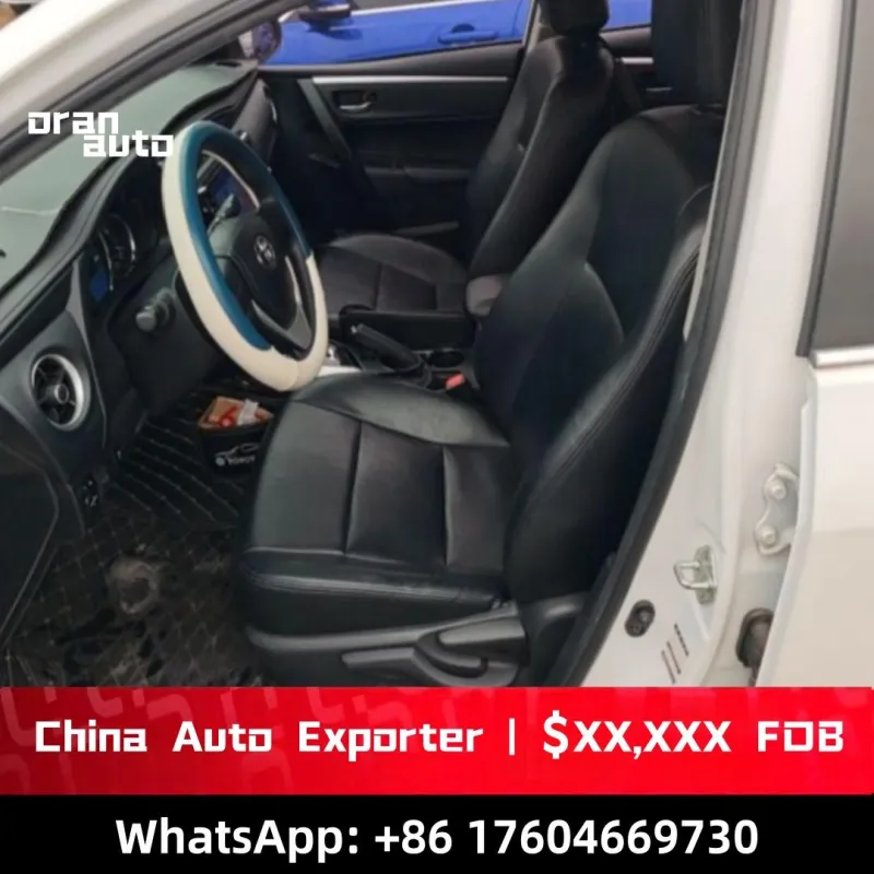 Toyota Corolla dashboard and steering wheel