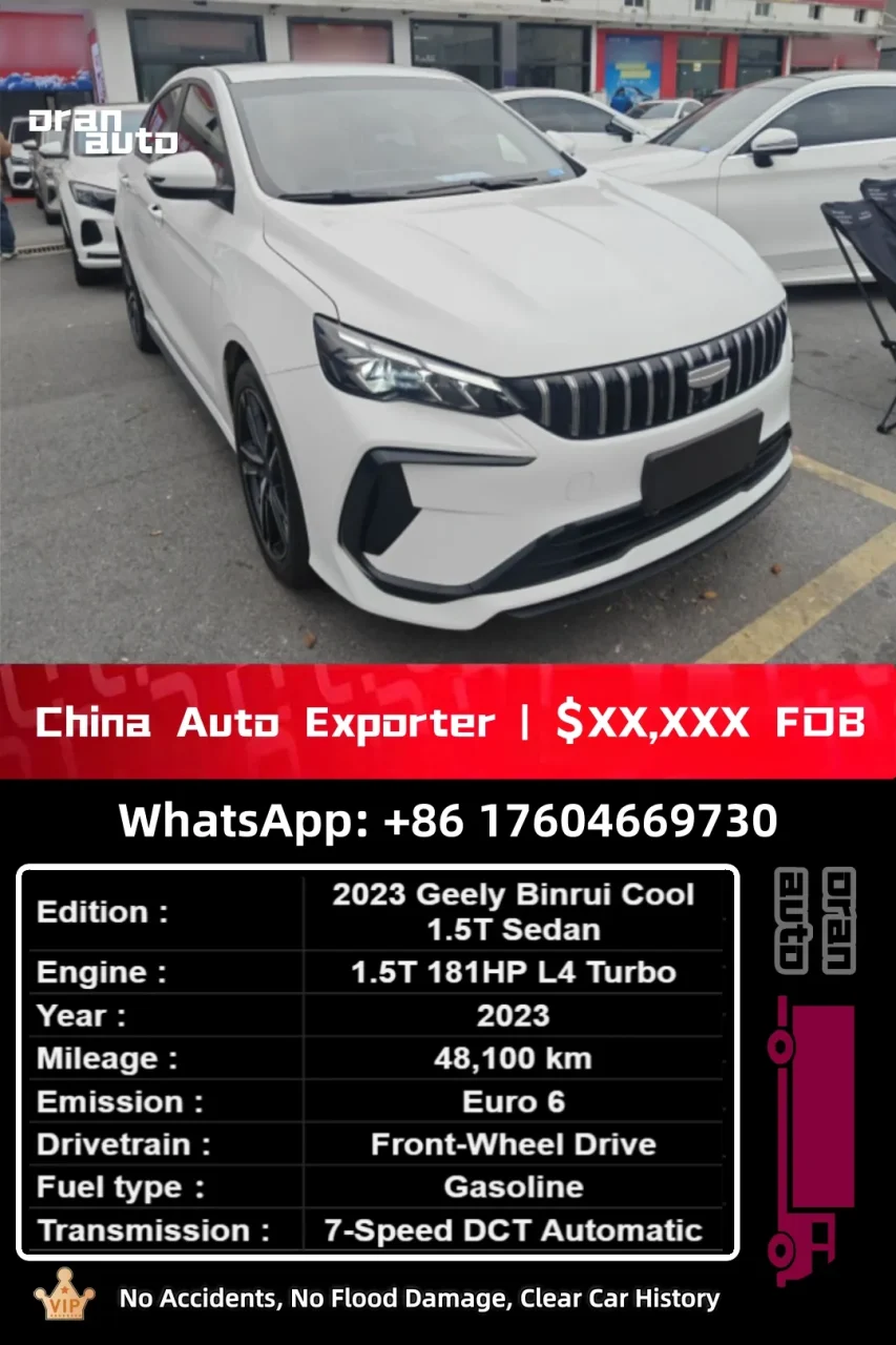 Used Geely Binrui Cool front exterior design