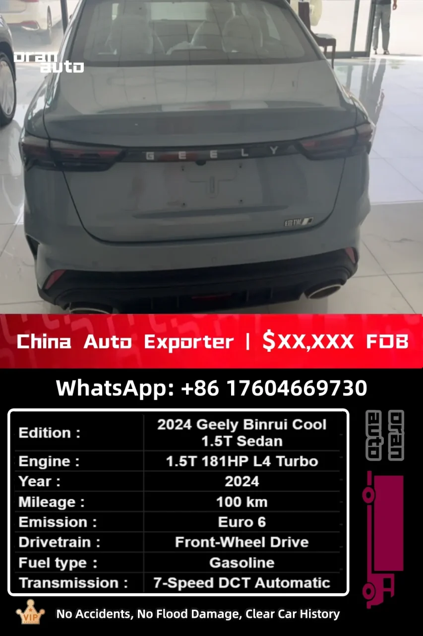 Used Geely Binrui Cool front design