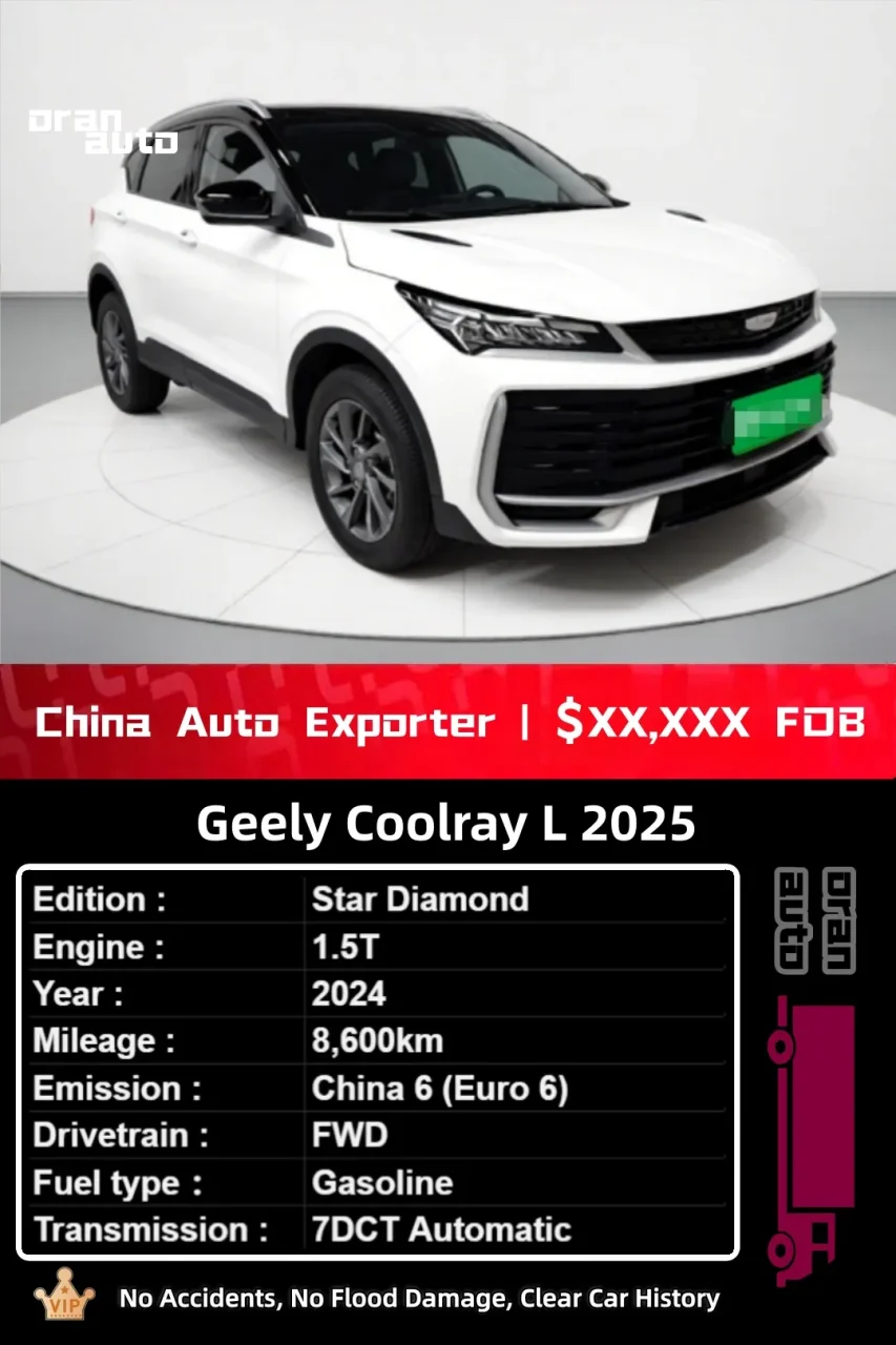 Used Geely Coolray L front exterior view