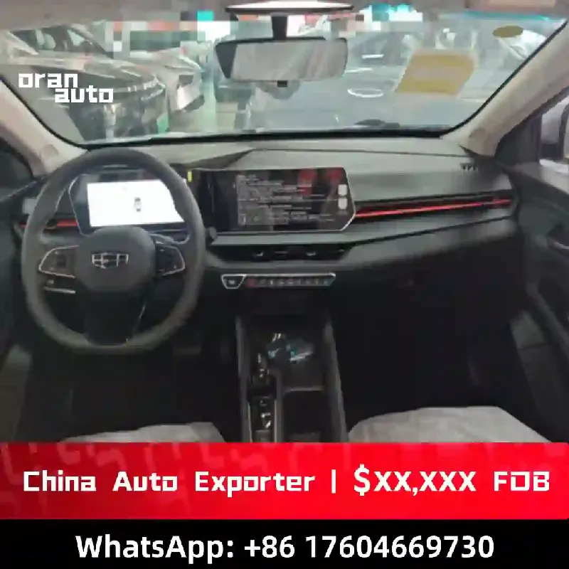 premium sedan dashboard and steering wheel interior