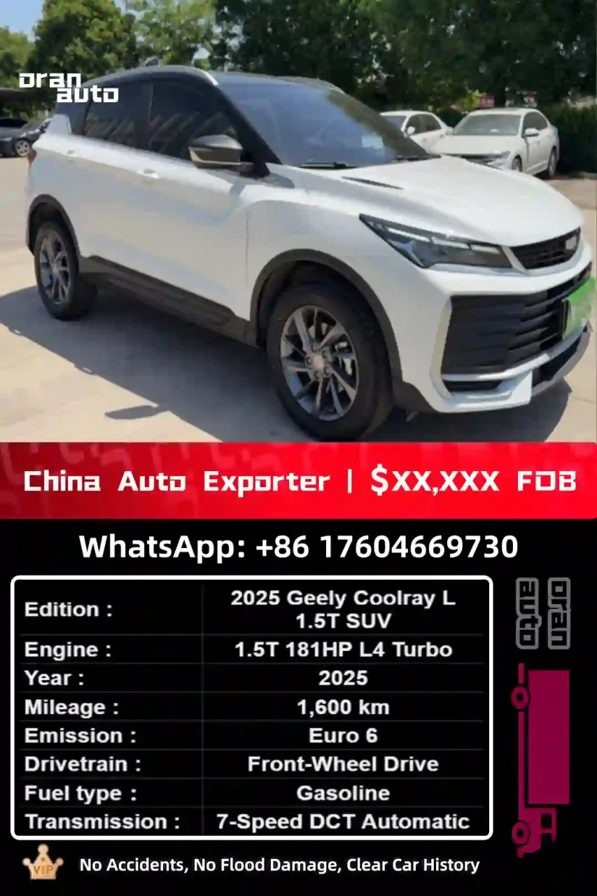 used 2024 Geely Binrui Cool front exterior left hand drive SUV