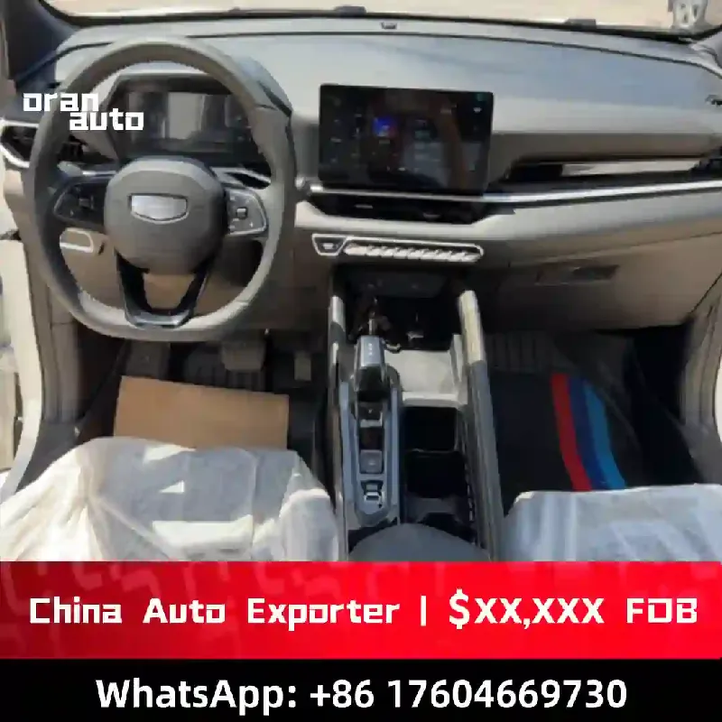 premium SUV dashboard and center console interior