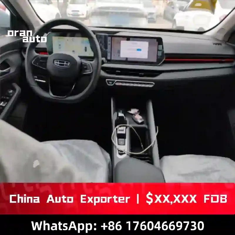 premium sedan dashboard and multimedia display interior