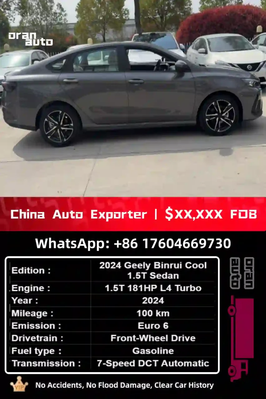 used Geely Binrui Cool front exterior sedan view