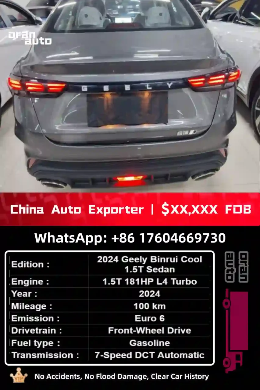 used Geely Emgrand front exterior left hand drive sedan
