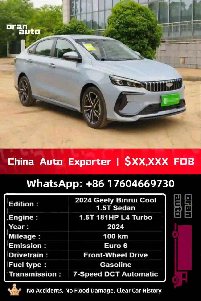used Geely Binrui Cool sporty front exterior sedan