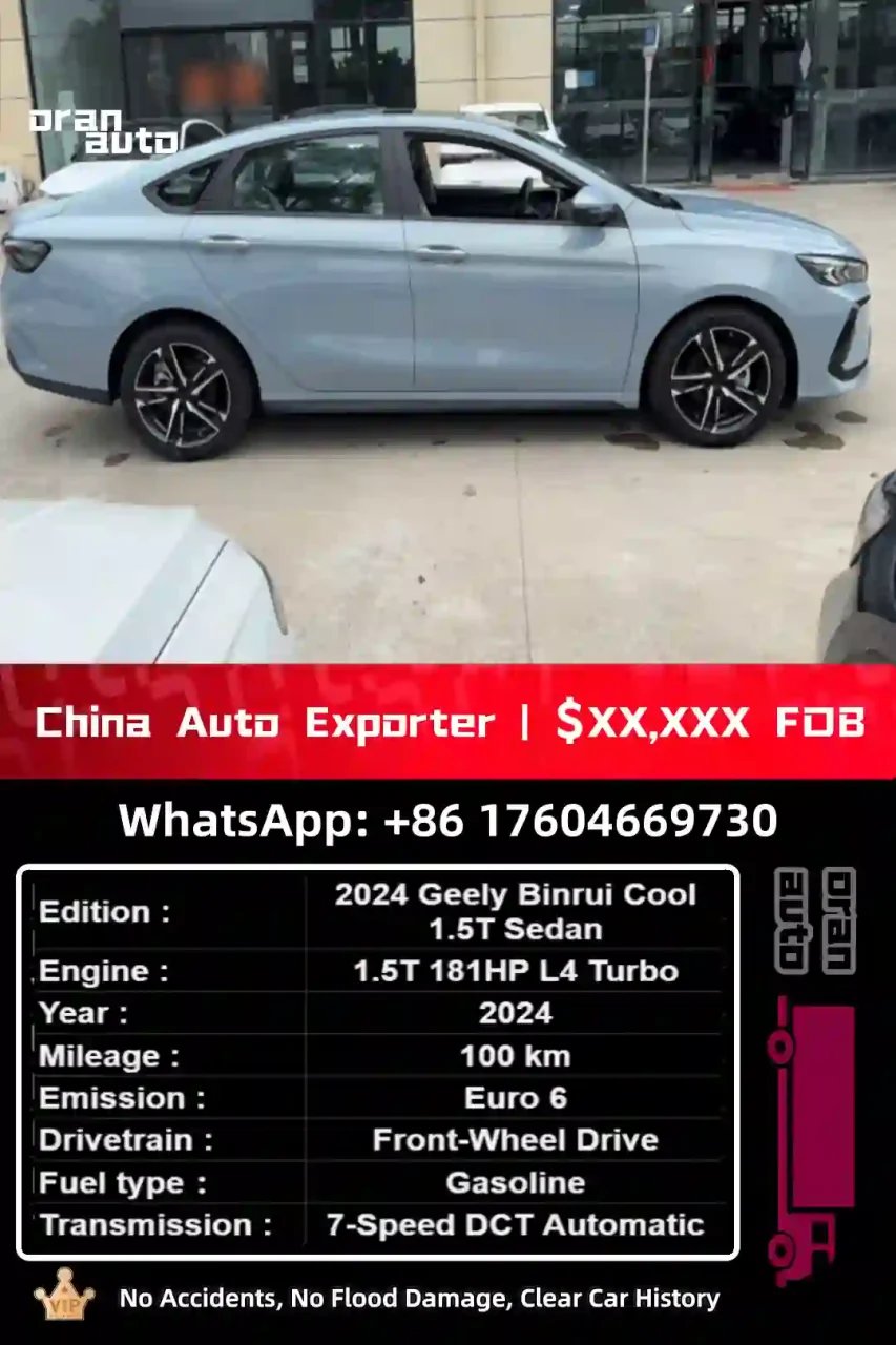 used Geely Binrui Cool front exterior sedan view