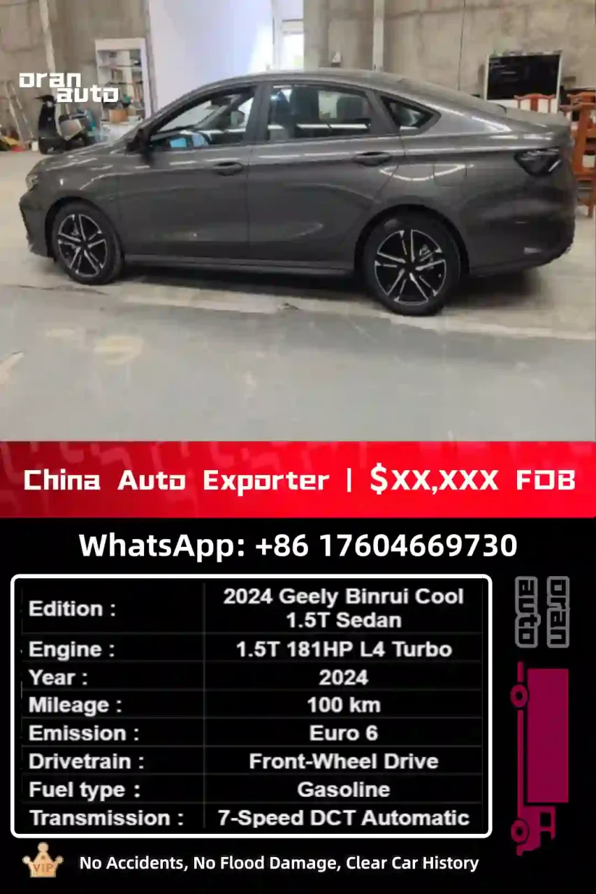 used Geely Binrui Cool front exterior sedan view