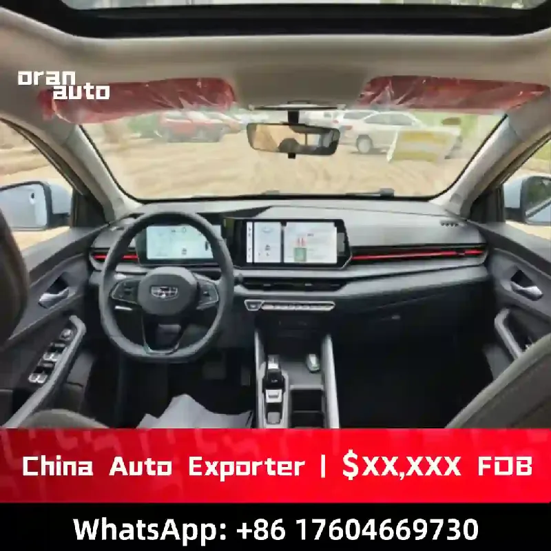 turbocharged Geely compact sedan rear styling