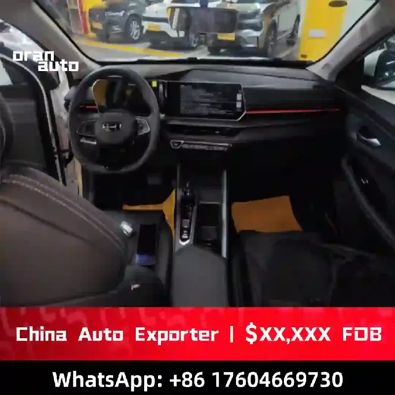 modern compact sedan dashboard and infotainment screen
