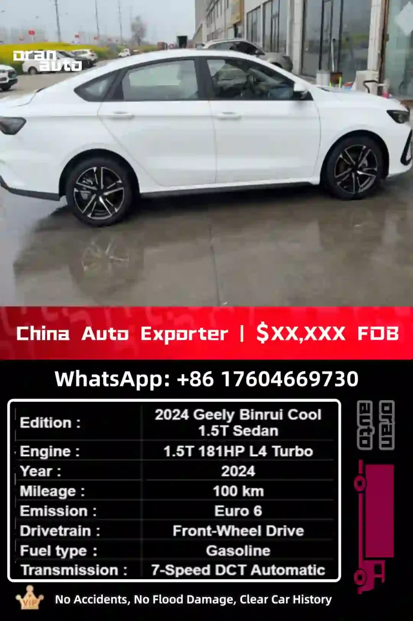 Geely Binrui Cool sporty front exterior view