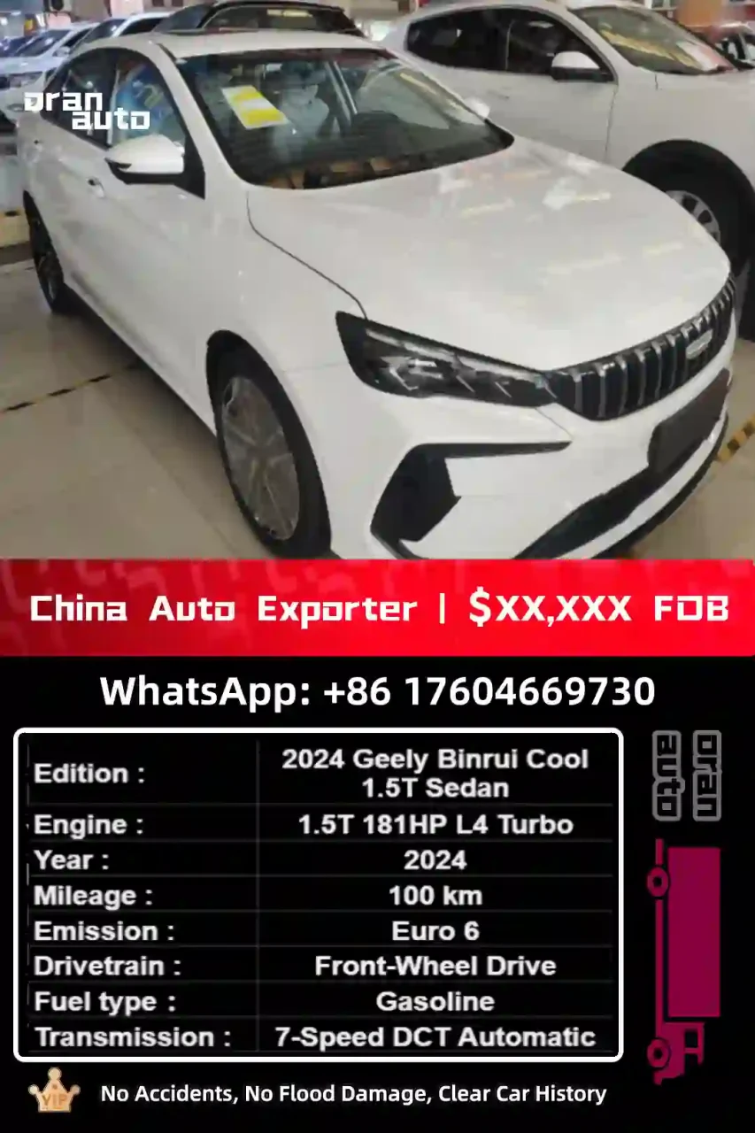 Geely Binrui Cool sporty exterior front view