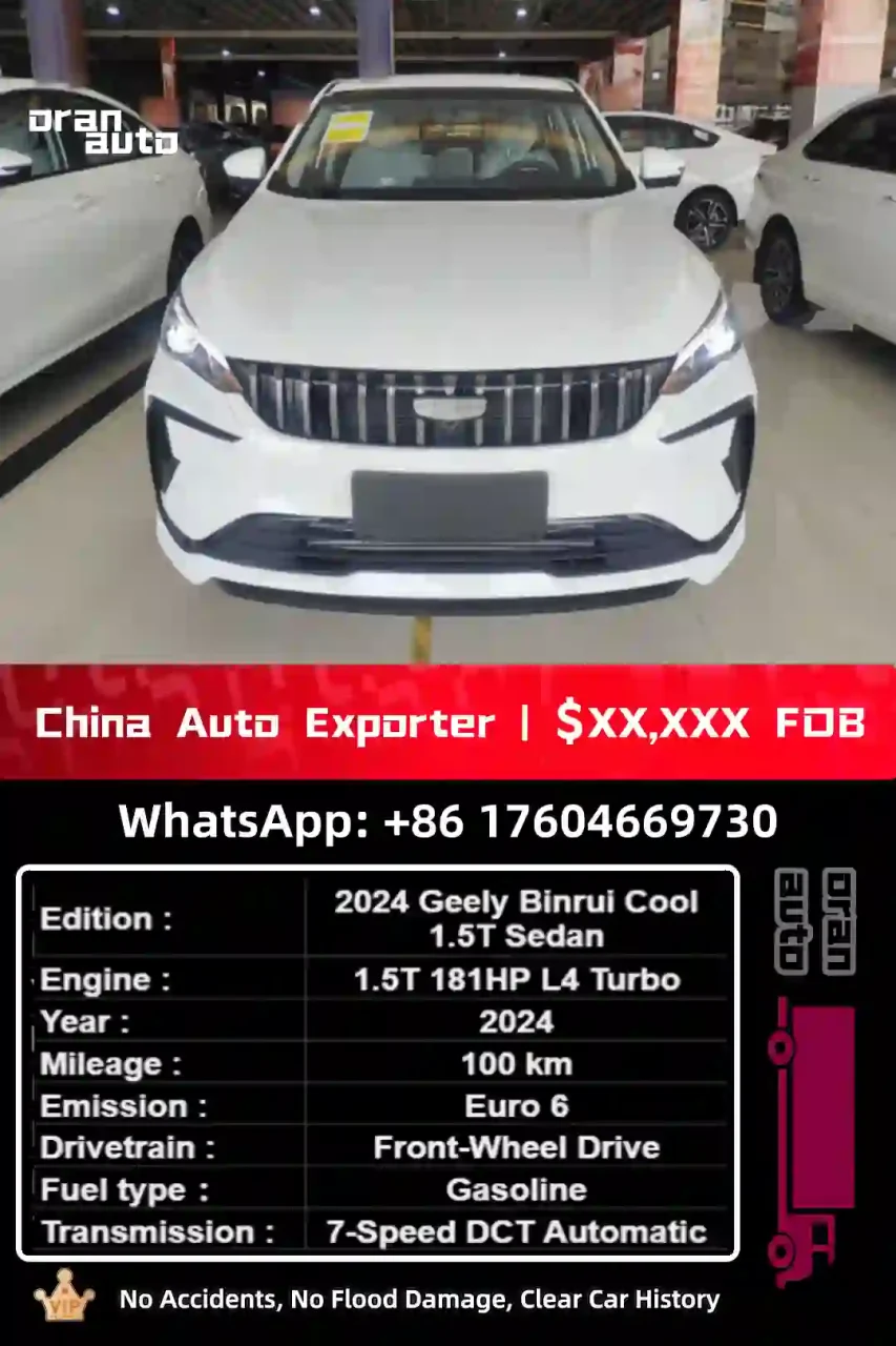 used Geely Binrui Cool front exterior sedan view