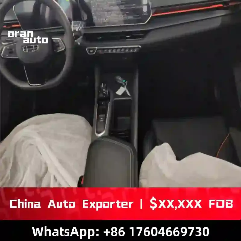 modern sedan dashboard and touchscreen display