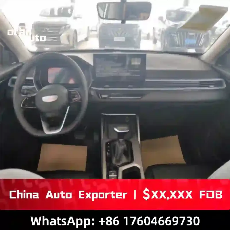 modern sedan dashboard display