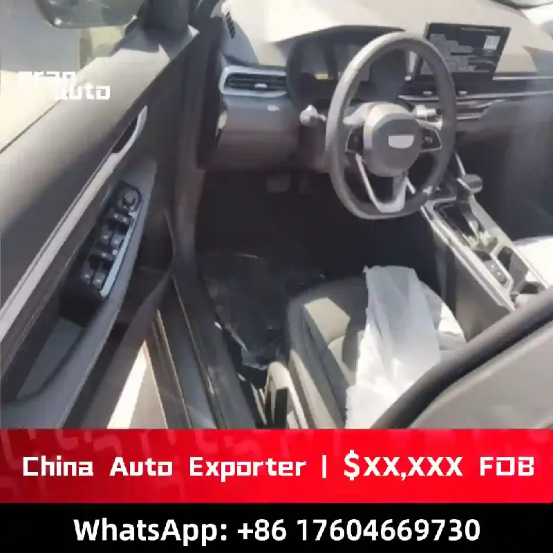 Geely sedan rear seat design