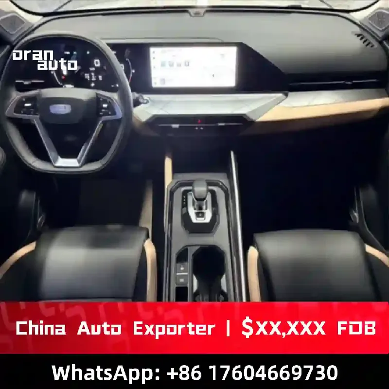 used Geely Haoyue Pro interior dashboard and steering wheel