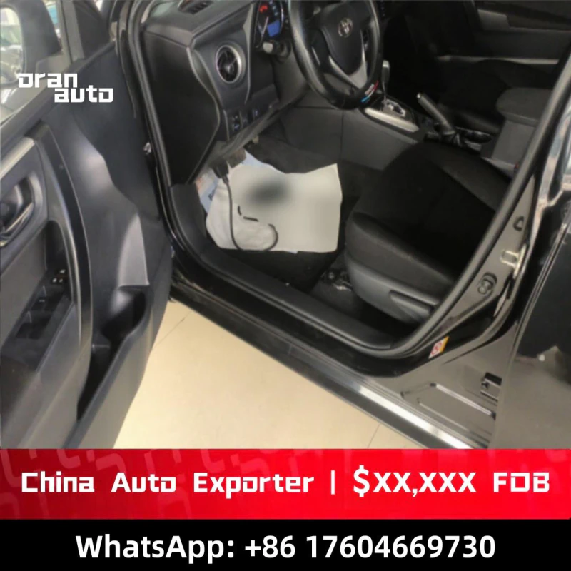 Toyota Corolla dashboard and interior layout
