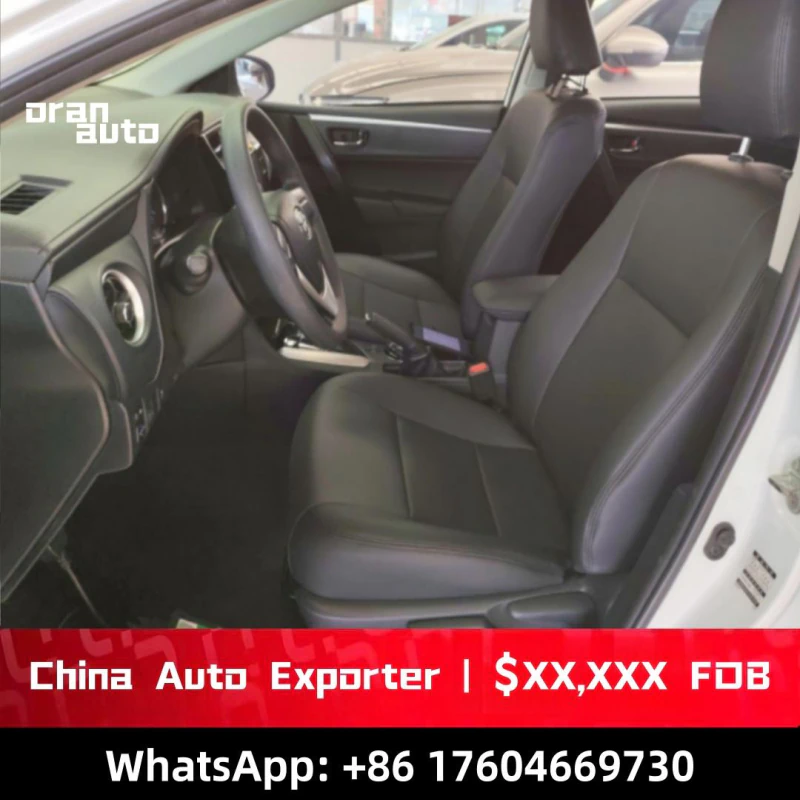 Toyota sedan interior cabin and dashboard