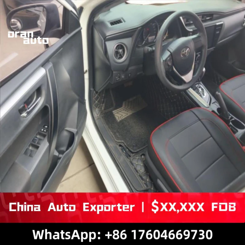 2017 Toyota Corolla dashboard and steering wheel