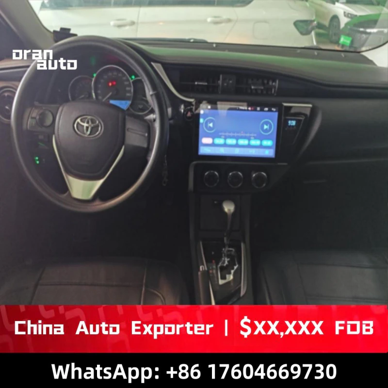 Toyota Corolla dashboard and center console interior