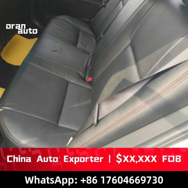 Compact sedan rear seating condition