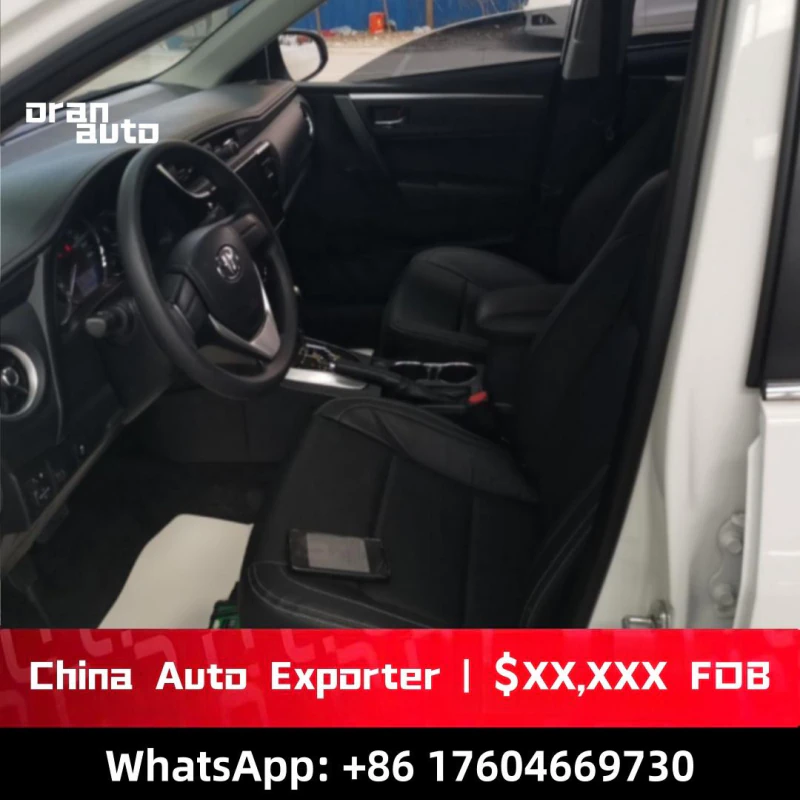 Toyota sedan rear seating condition