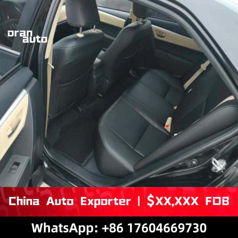 compact sedan interior dashboard view