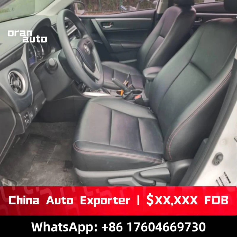 Toyota Corolla dashboard and steering wheel