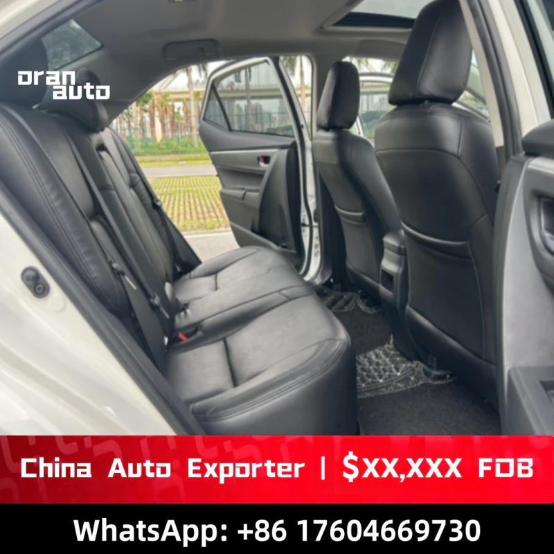 Toyota compact sedan interior seating