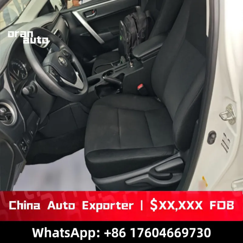 Used 2017 Corolla interior dashboard view