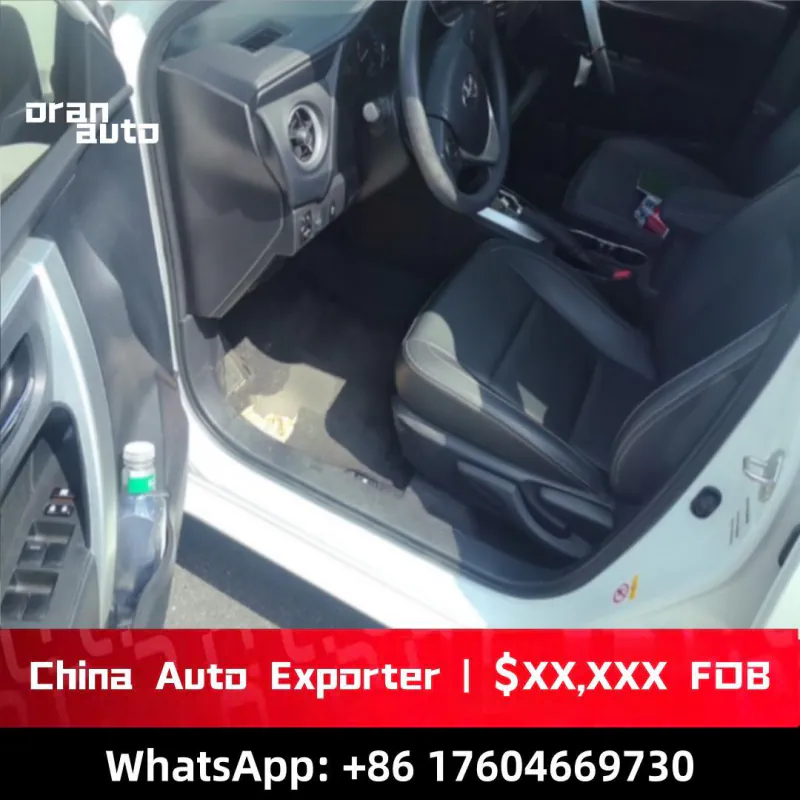 Corolla dashboard and interior controls