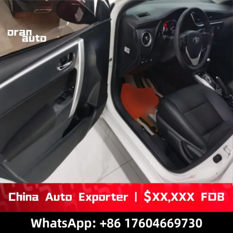 Corolla interior dashboard and controls