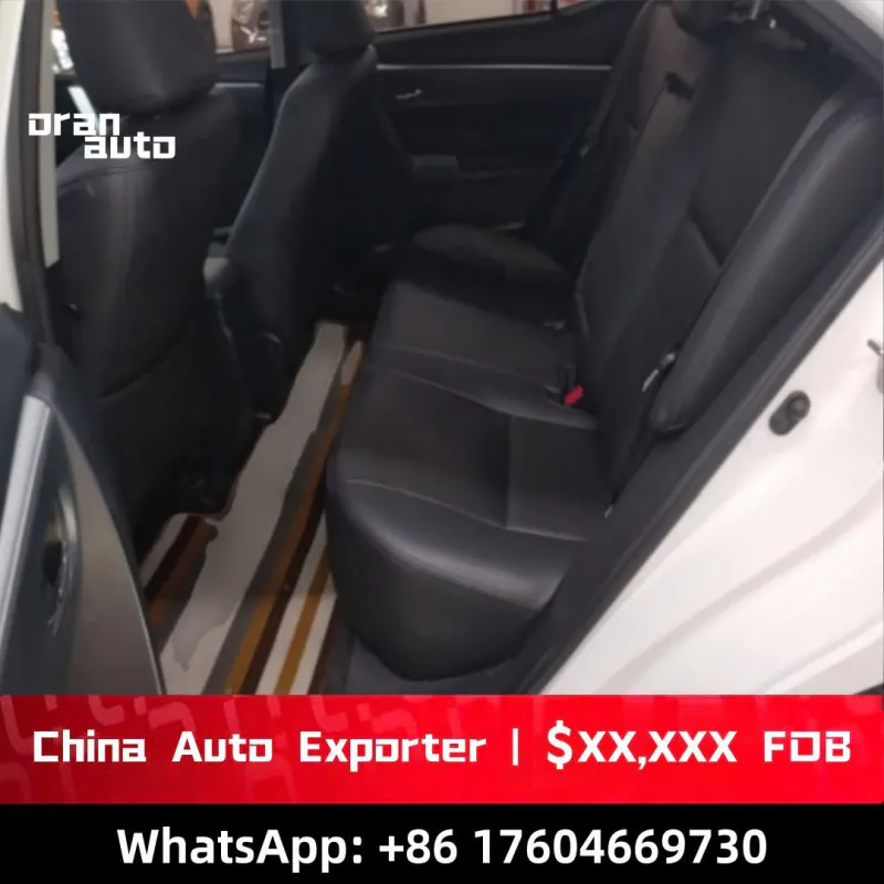 Used Toyota sedan cabin condition