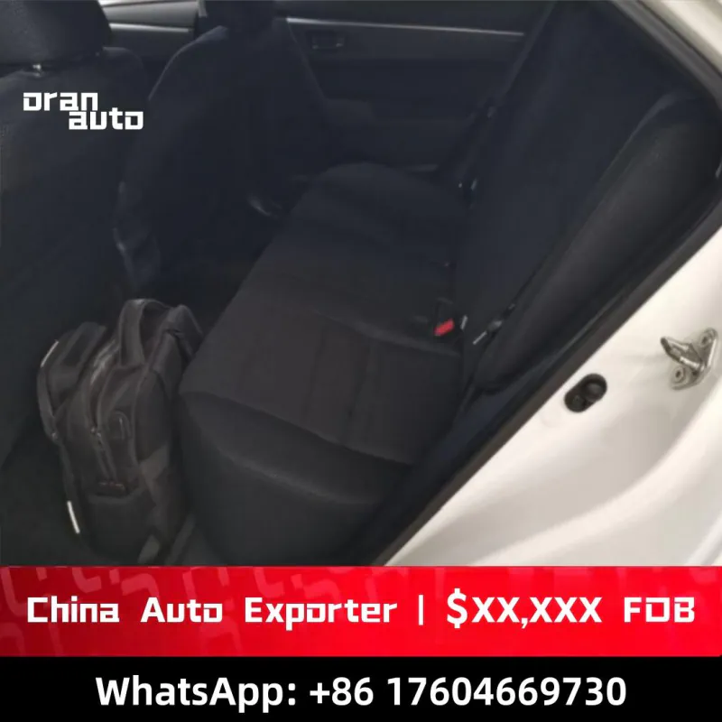 Rear seating and legroom in Corolla