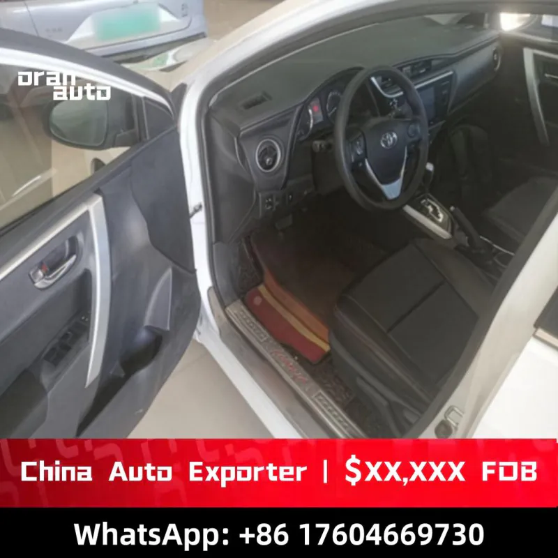 Interior dashboard and steering wheel Corolla 2017