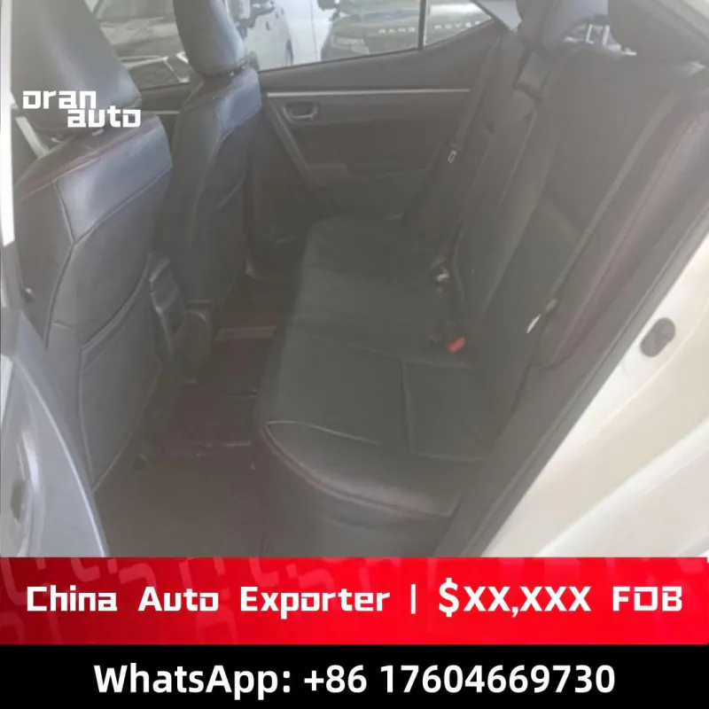 Rear seats space and comfort Used 2017 Corolla