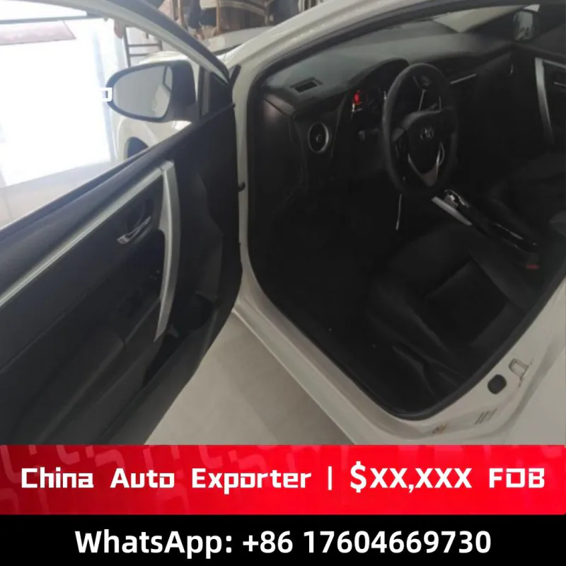Side profile Toyota Corolla 2017 model design
