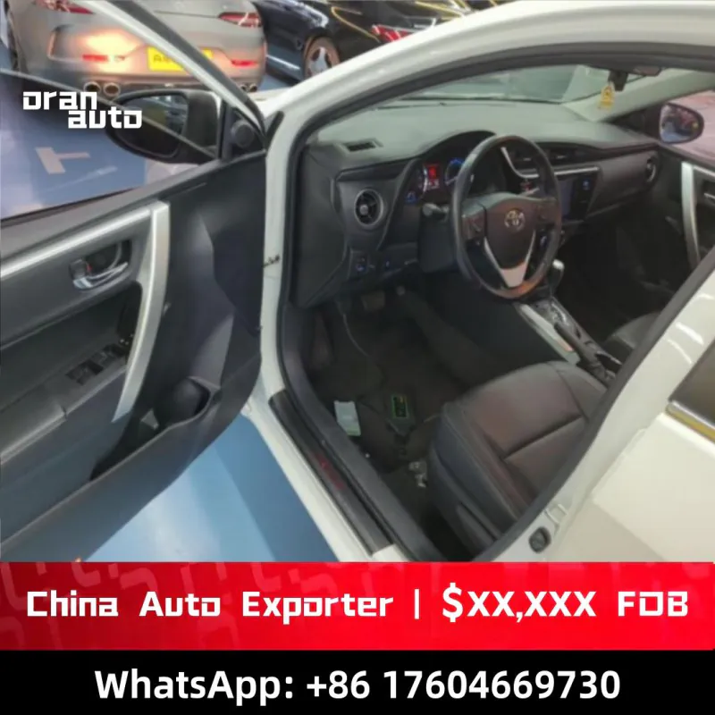 Corolla GL-i leather interior dashboard and seats