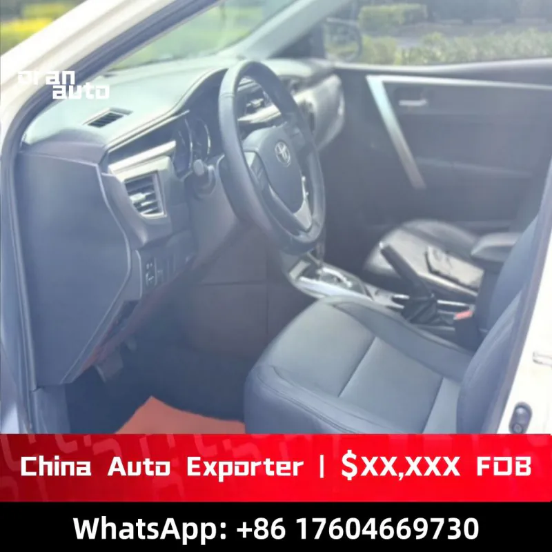 Toyota Corolla sedan side profile in clean condition