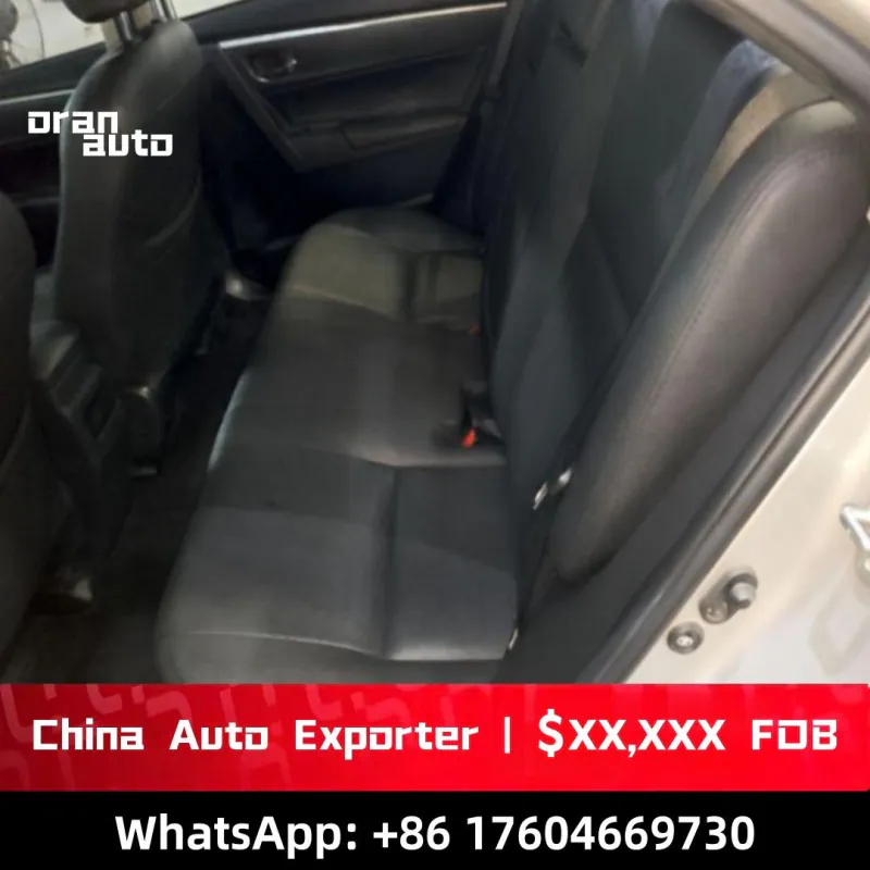 Corolla dashboard and cabin layout