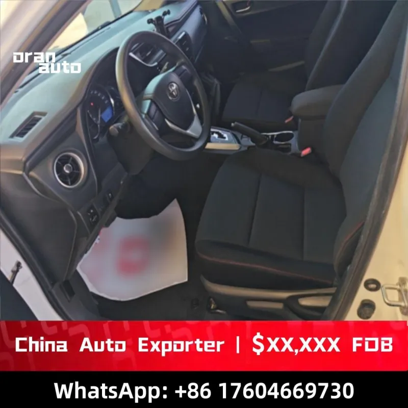 Toyota Corolla cabin and dashboard