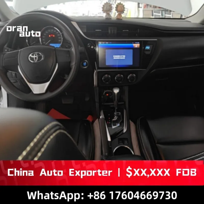 Toyota Corolla sedan rear design and body condition